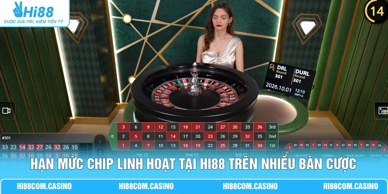 SA Trực Tuyến - Trải Nghiệm 100+ Bàn Chơi Live Đỉnh Cao 2 Hạn mức chip linh hoạt tại Hi88 trên nhiều bàn cược