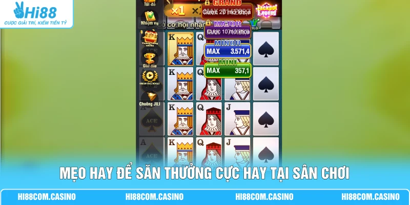Mẹo hay để săn thưởng cực hay tại sân chơi
