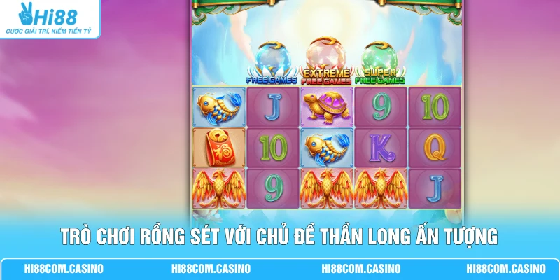 Rồng Sét - Game Nổ Hũ 5 Cuộn Với Chủ Đề Thần Long Ấn Tượng 1 Trò chơi Rồng Sét với chủ đề Thần Long ấn tượng